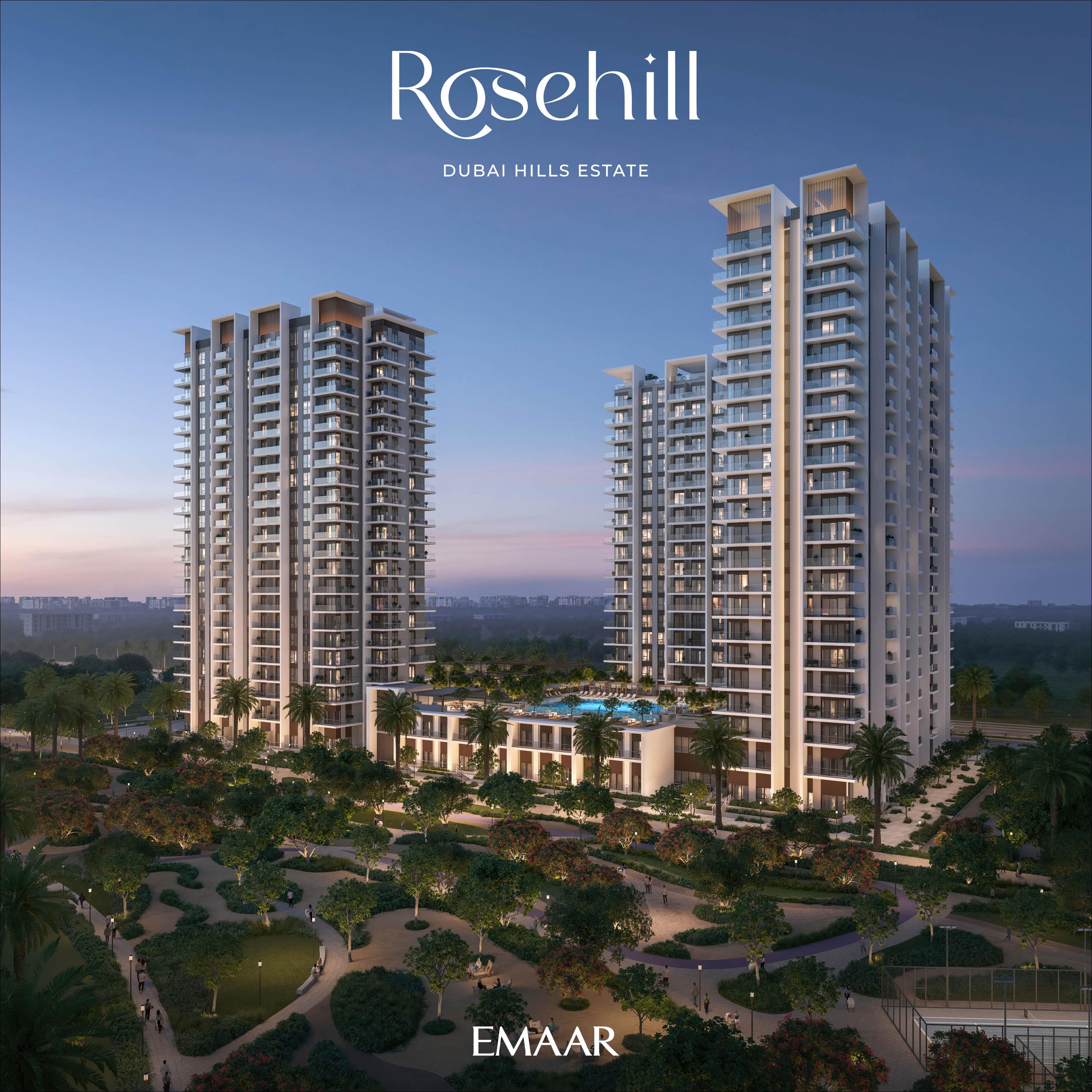 1 Bedroom Apartments for Sale in Rosehill by Emaar at Dubai Hills Estate