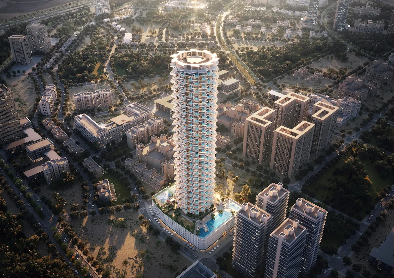 Binghatti Grove at JVC, Dubai: A Symphony of Luxury and Nature