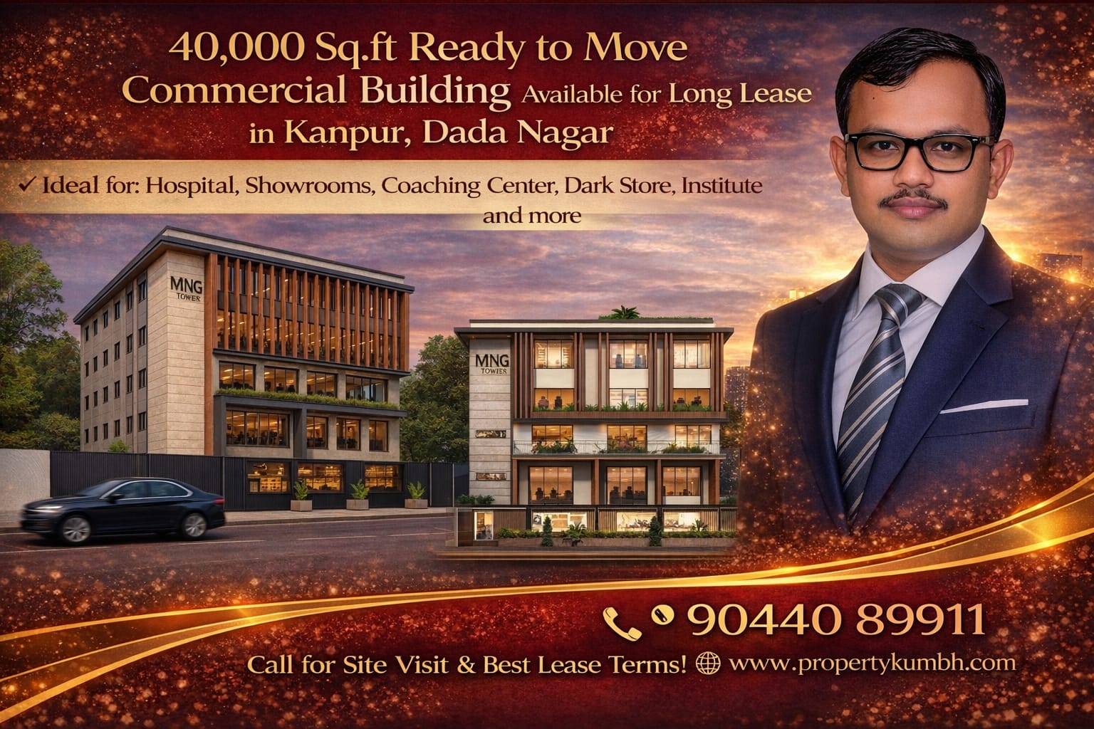 Premium Commercial Building for Lease in Kanpur – Dada Nagar