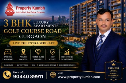 3 BHK luxury apartments Golf Course Road Gurgaon