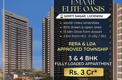 Emaar Elite Oasis: Luxury 3 & 4 BHK Apartments in Gomti Nagar, Lucknow | Premium Living Redefined