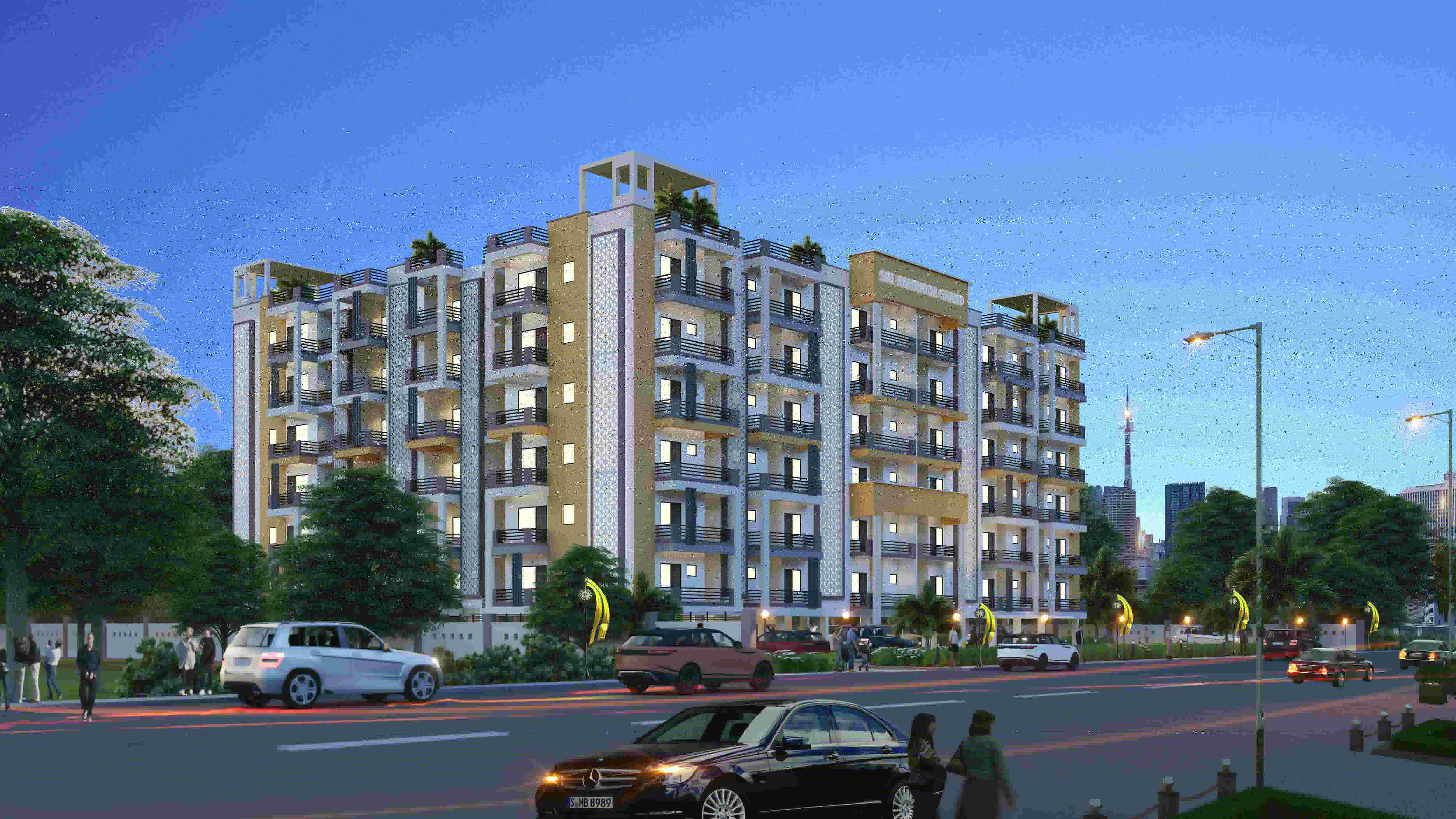 3 BHK Flats for Sale in Ayodhya Road, Lucknow - Sai Kohinoor Grand