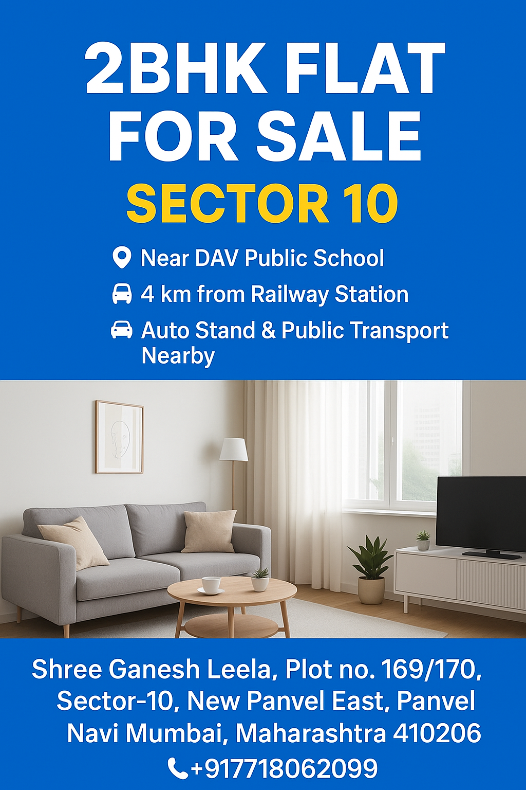 102-shree Ganesh Leela Sec10,New panvel, Plot no.169-170