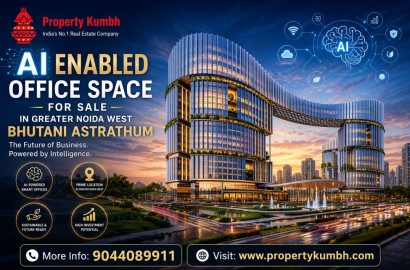 AI Enabled Office Space for Sale in Greater Noida West – Bhutani Astrathum