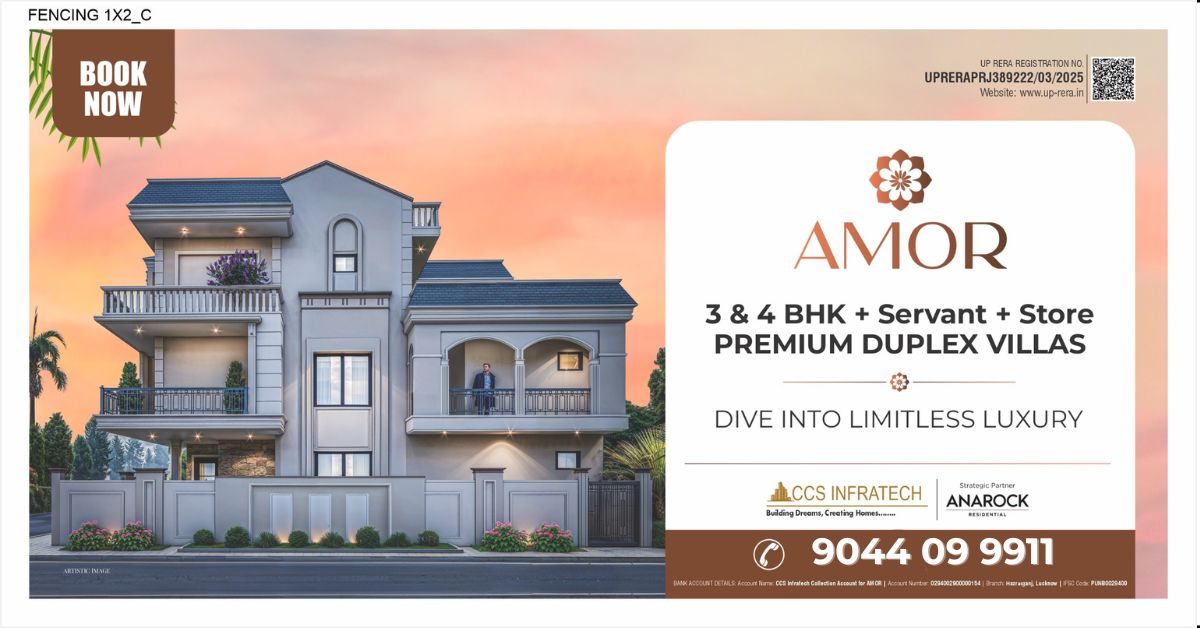 CCS Amor Villas: Your Dream 4 BHK Luxury Villas in Lucknow for Sale