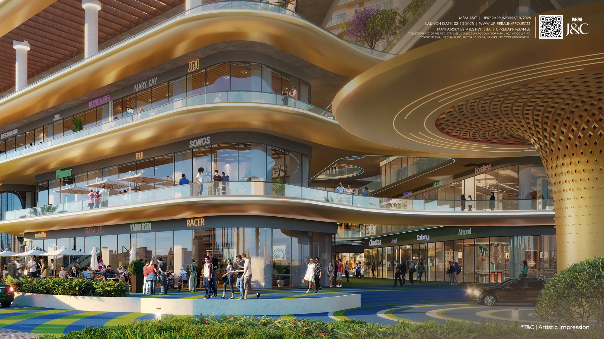 M3M Jewel Crest Avenue Retail Shops in Noida