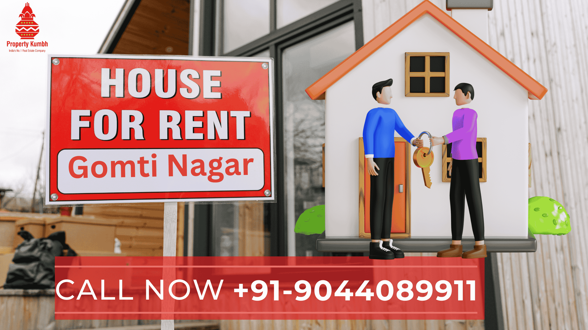 Flats for rent in Gomti Nagar, Lucknow