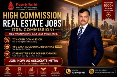 High Commission Real Estate Jobs (70% Commission)