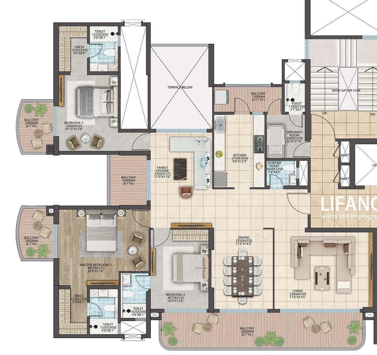 3 BHK Luxury Apartment in Shalimar Courtyard, Varanasi