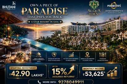 Invest in Acqua Eden Goa Food Courts ₹42.90L