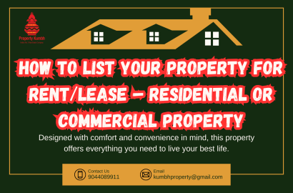 How to List Your Property for Rent/Lease – Residential or Commercial Property