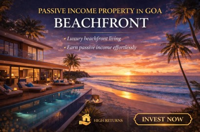 Passive income property in Goa beachfront