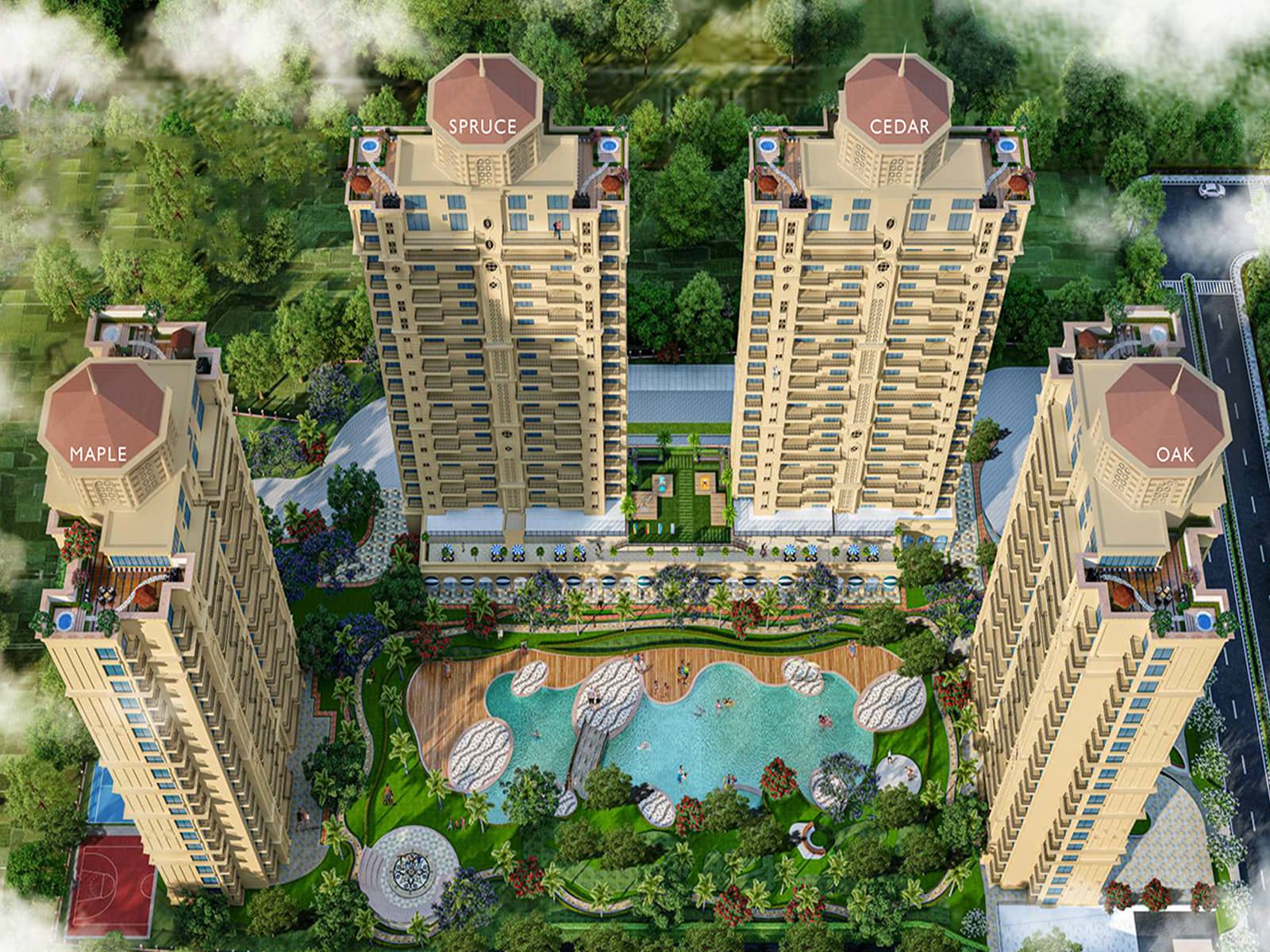 Luxury 3BHK, 4BHK Flats & Penthouses for Sale in Omaxe The Resort, Lucknow – Premium Living Awaits!