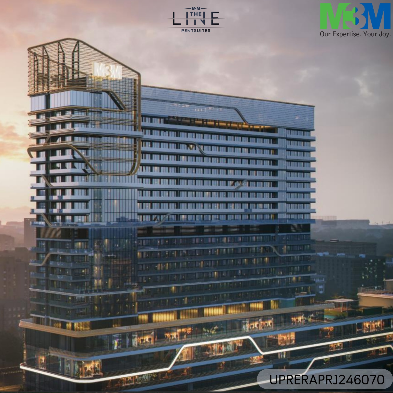 Commercial Property for Sale in Noida - Discover the Potential at M3M The Line