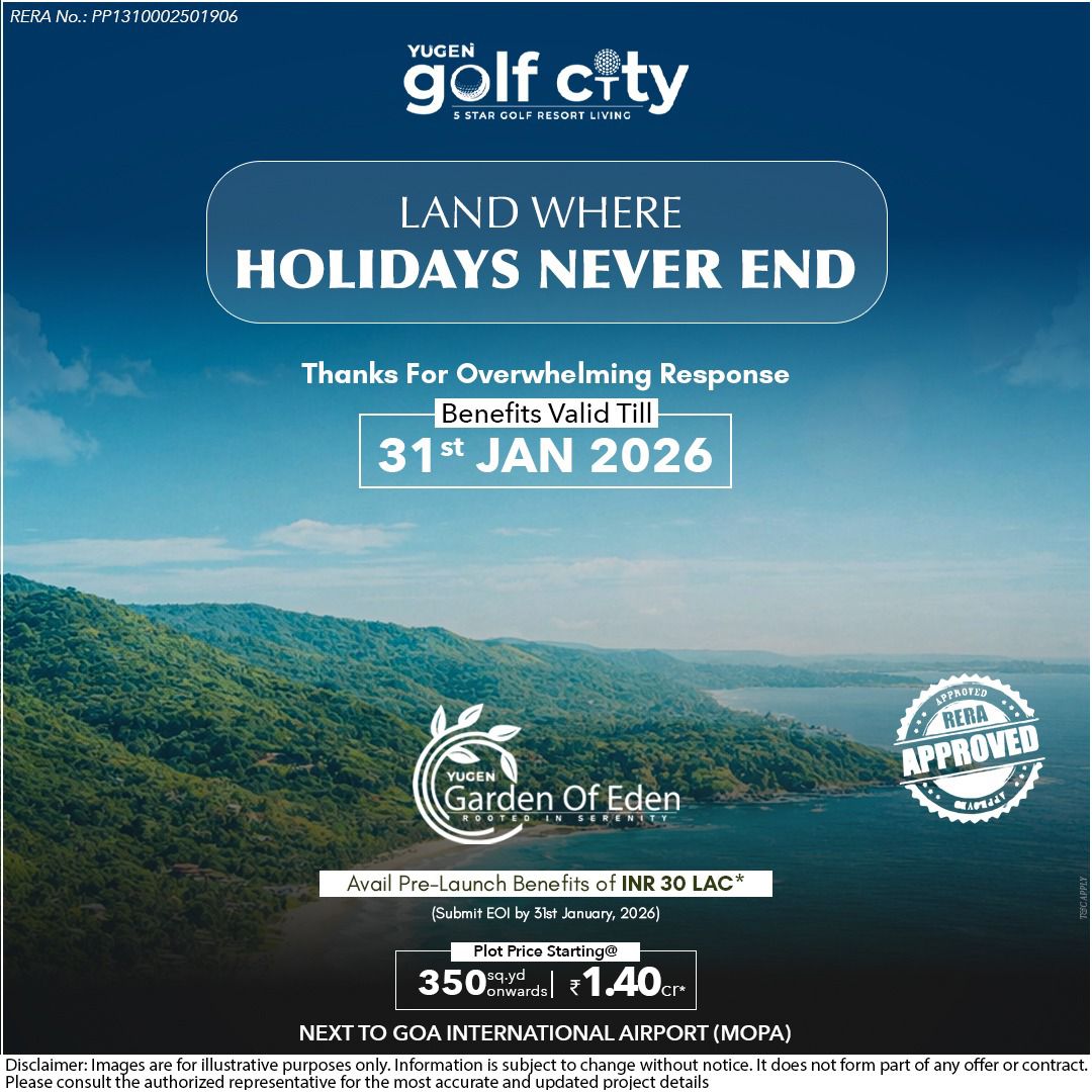 Yugen Infra Plots & Villas in MOPA Goa: A Premier Investment Opportunity in North Goa