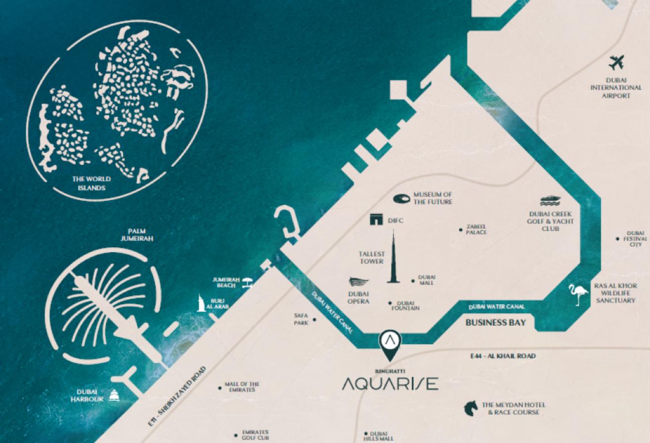 1 Bedroom Apartment for Sale in Dubai Binghatti Aquarise: Your Dream Home Awaits