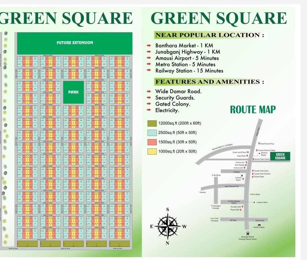 Residential Plot for Sale on Kanpur Road Near Airport