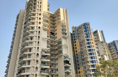 2BHK flat for rent with covered parking (semi-furnished)