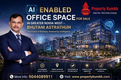 AI Enabled Office Space for Sale in Greater Noida West – Bhutani Astrathum