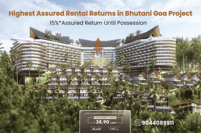 Highest Assured Rental Returns in Bhutani Goa Project