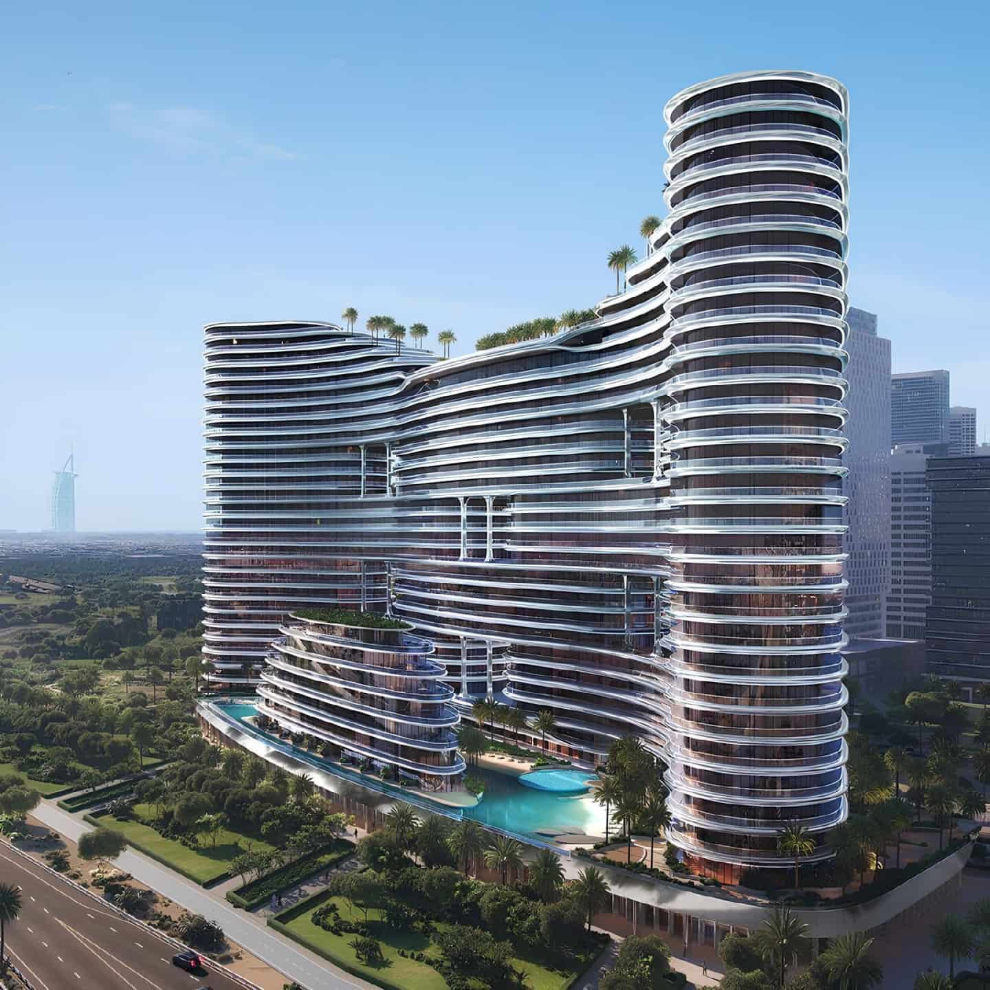 Binghatti Aquarise at Business Bay, Dubai: Luxury Waterfront Apartments