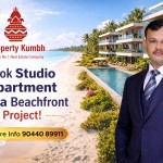 Book studio apartment in Goa beachfront project