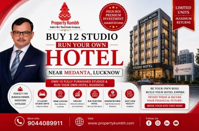 Buy 12 Studio Run Your Own Hotel Near Medanta Lucknow