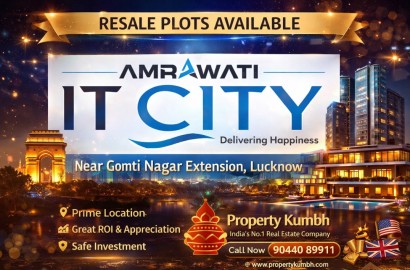 Buy Resale Plots in Amrawati It City Lucknow