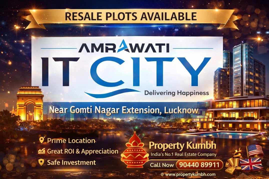 Buy Resale Plots in Amrawati It City Lucknow