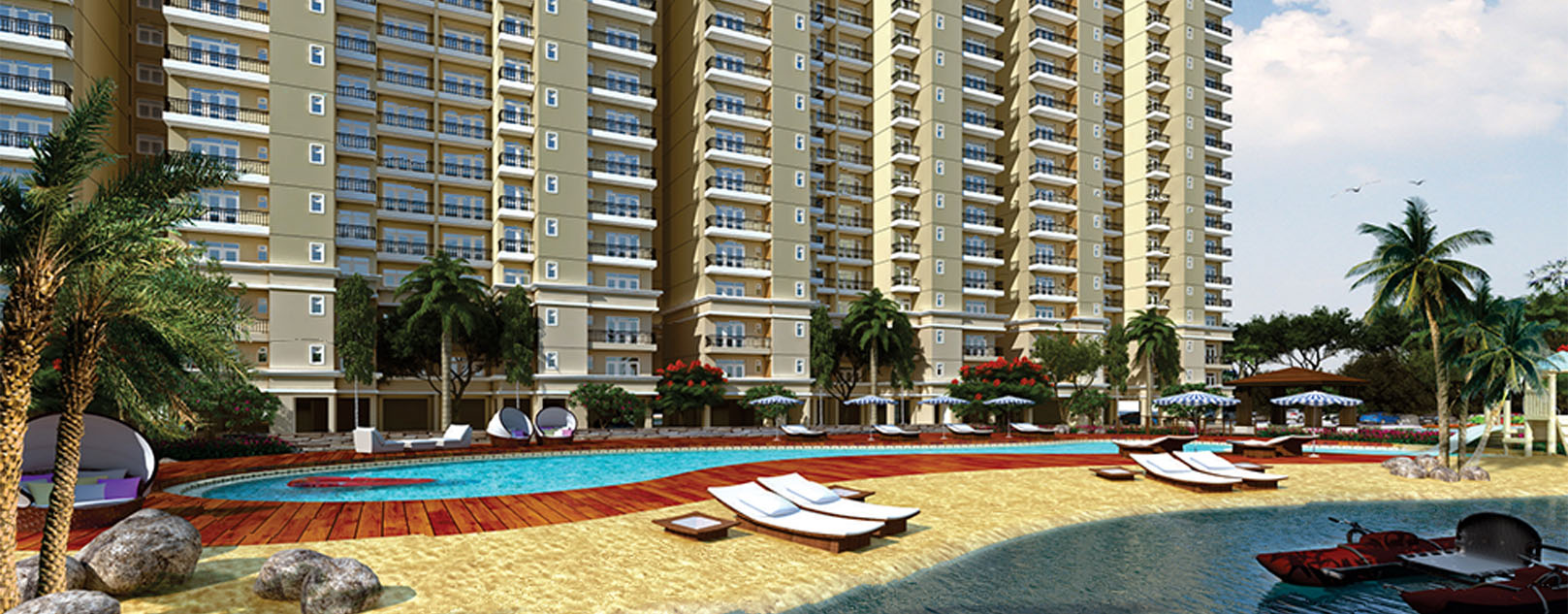 Ready to Move Resale 3 BHK Flat for Sale in Lucknow - Omaxe Waterscape