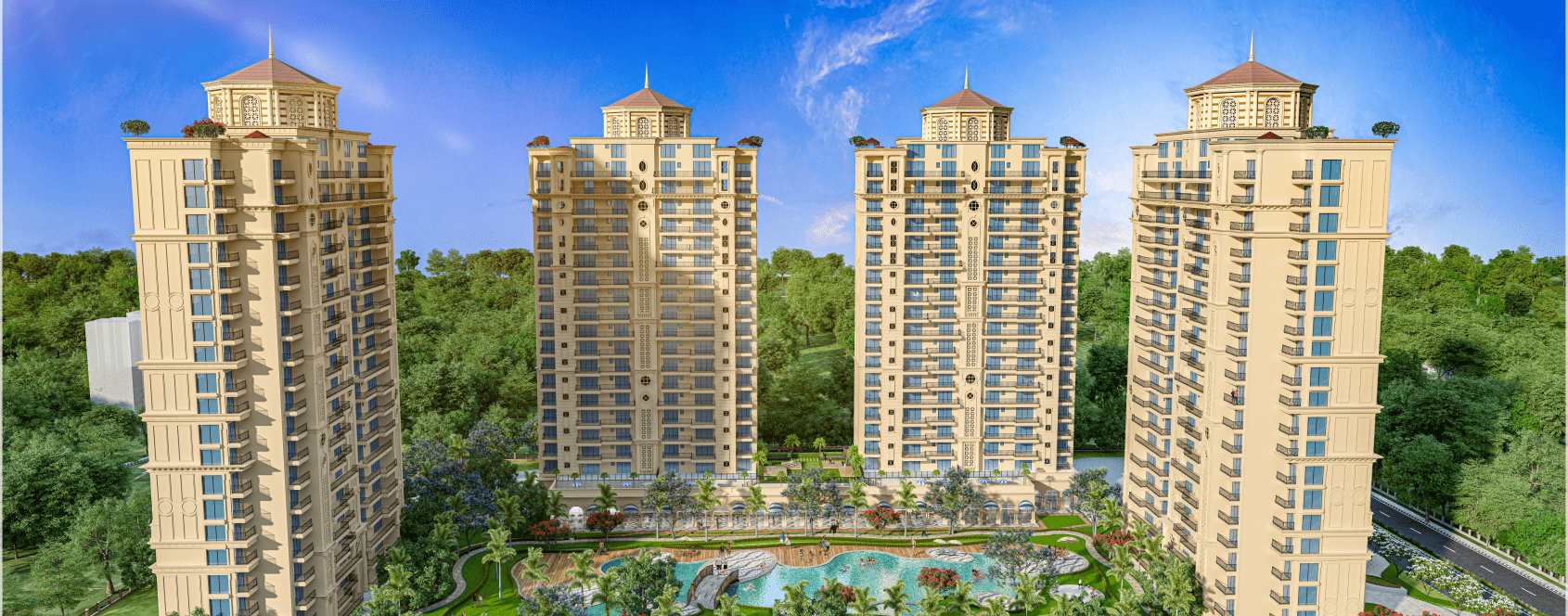 Luxury 3BHK, 4BHK Flats & Penthouses for Sale in Omaxe The Resort, Lucknow – Premium Living Awaits!