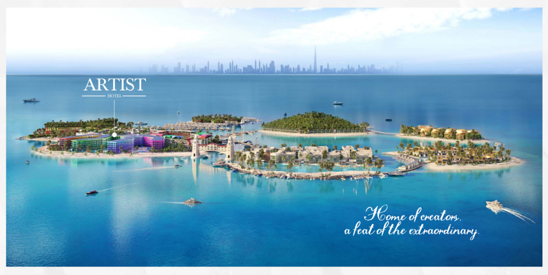 Buy Your Luxury Suite at Hotel Artist, World Islands Dubai