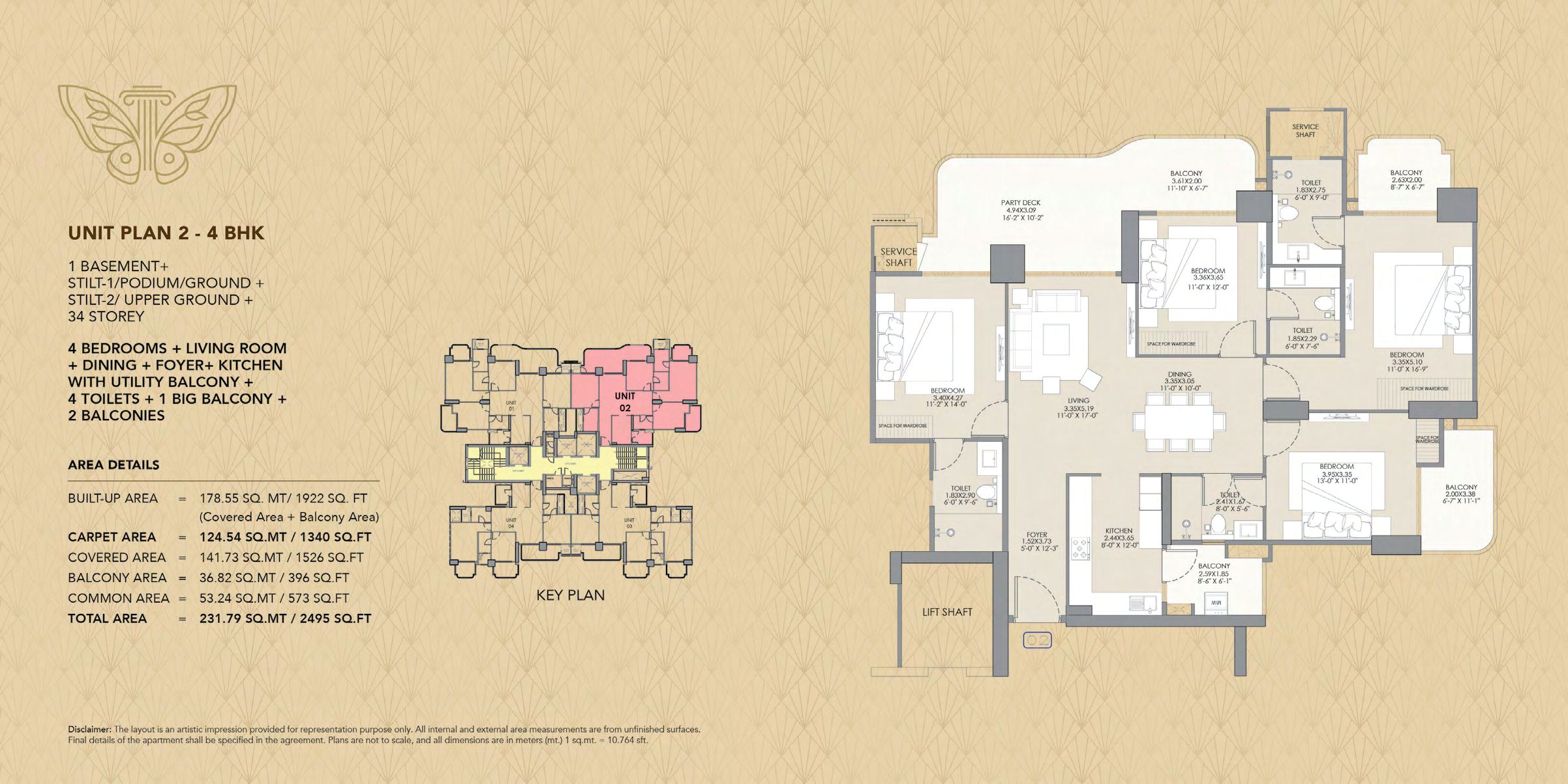 Gaur Chrysalis Sector 22D - 3/4 BHK Luxury Apartments