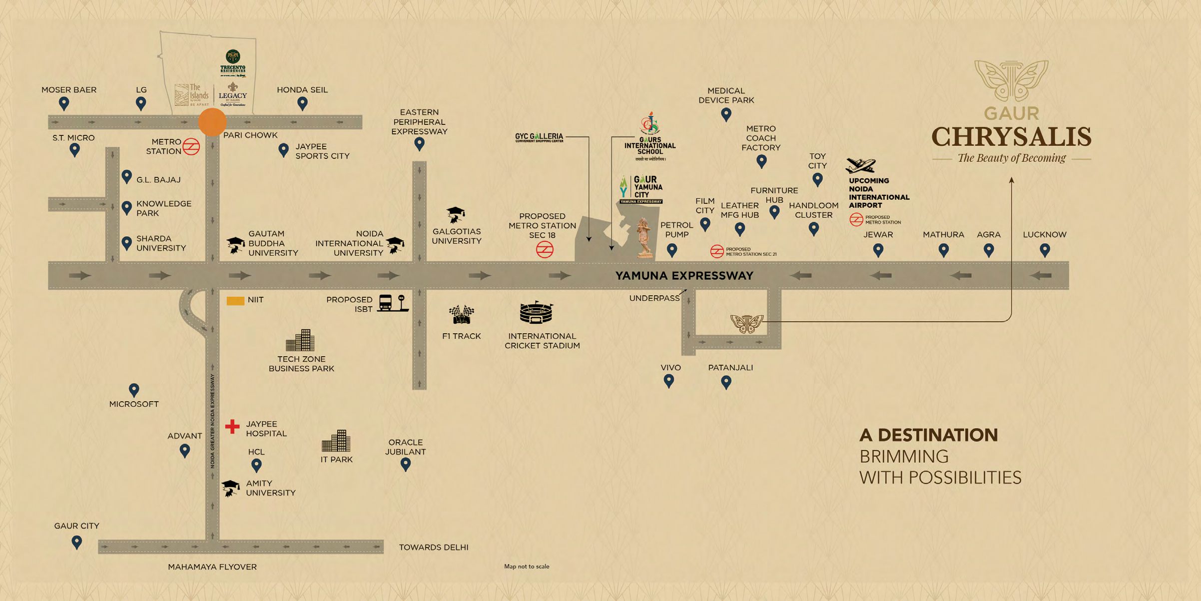 Gaur Chrysalis Sector 22D - 3/4 BHK Luxury Apartments
