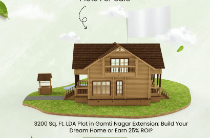 3200 Sq. Ft. LDA Plot in Gomti Nagar Extension: Build Your Dream Home or Earn 25% ROI?