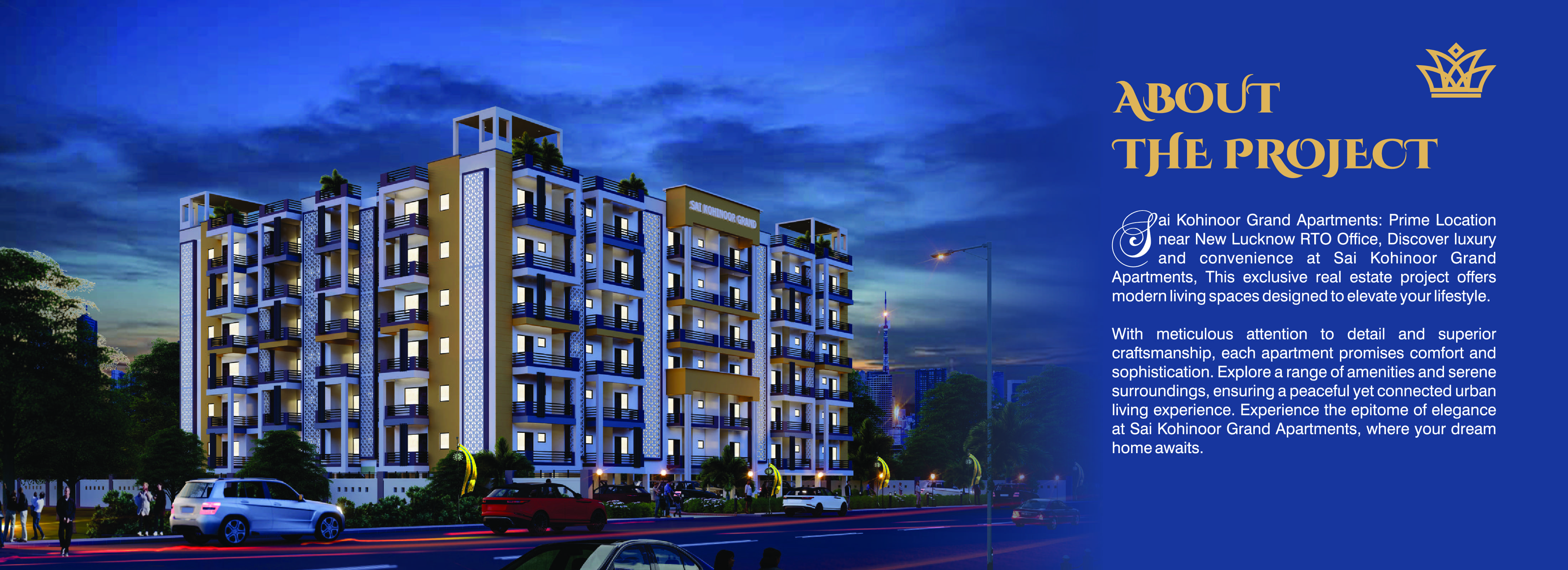 Flats for Sale in Sai Kohinoor Grand Deva Road Lucknow