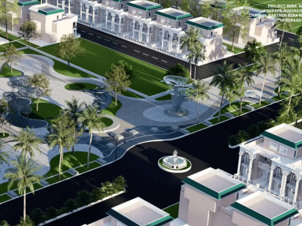 Premium Residential Plots & Villas at Sky Om City, Lucknow