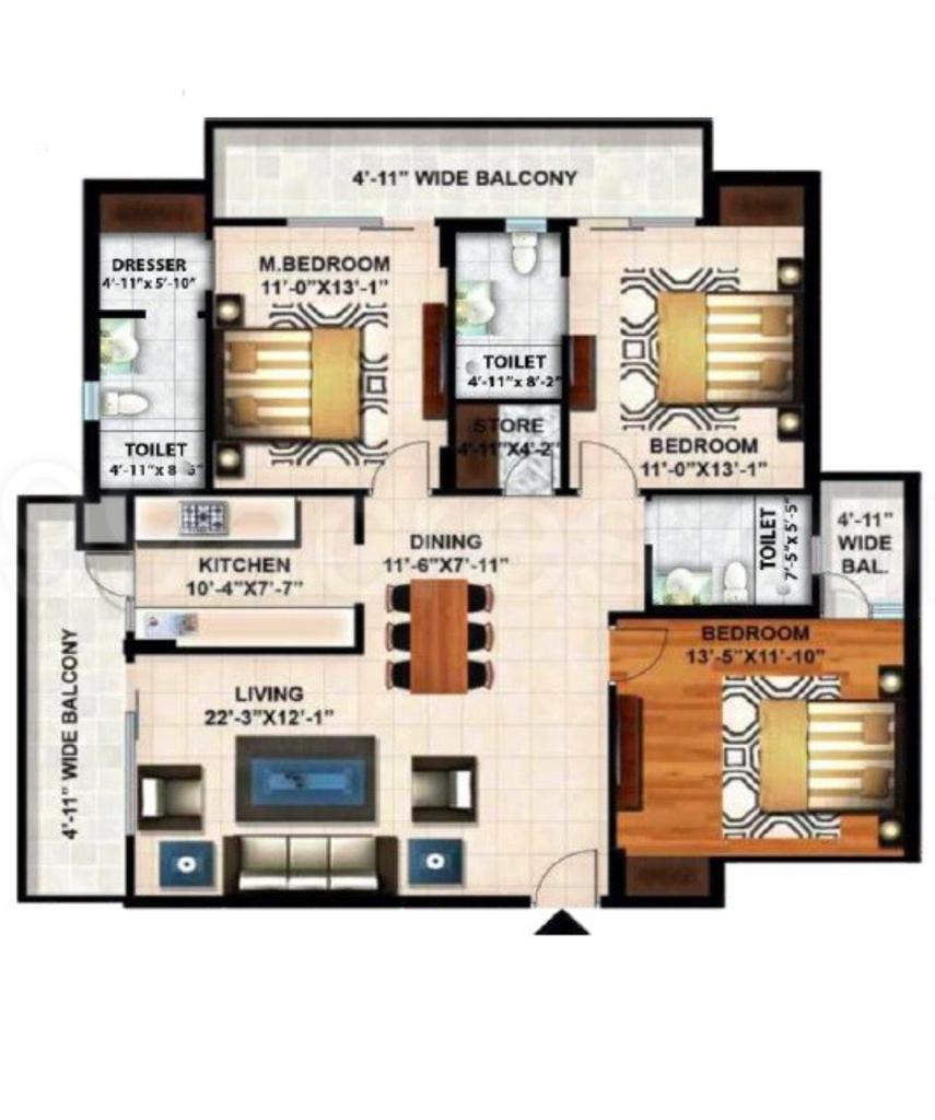 Flat for Sale in Gomti Nagar Extension Lucknow