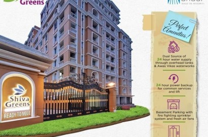 Flats for Sale in Vrindavan Yojana: 3 BHK in Shiva Greens, Lucknow